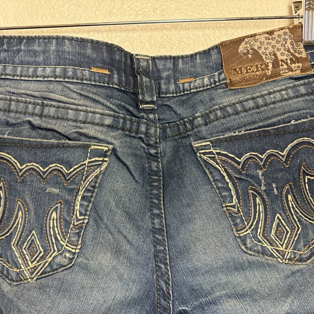 MEK  TOMSK  Boot Cut Denim Blue Jeans Size 28
